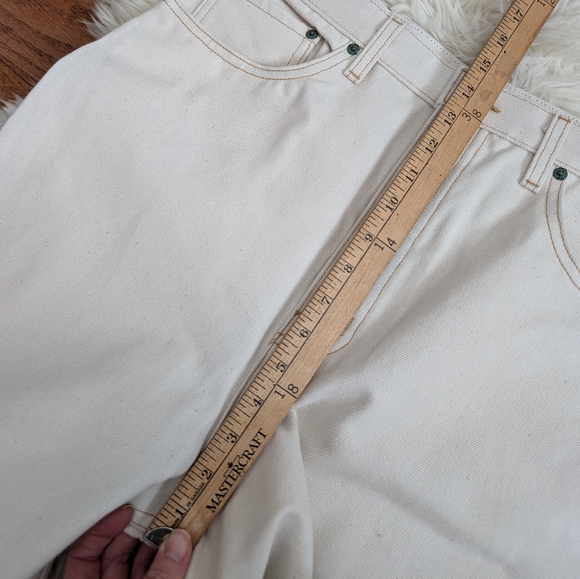 INTERIOR The Ty high-rise wide-leg jeans Ecru 31 - Picture 12 of 14